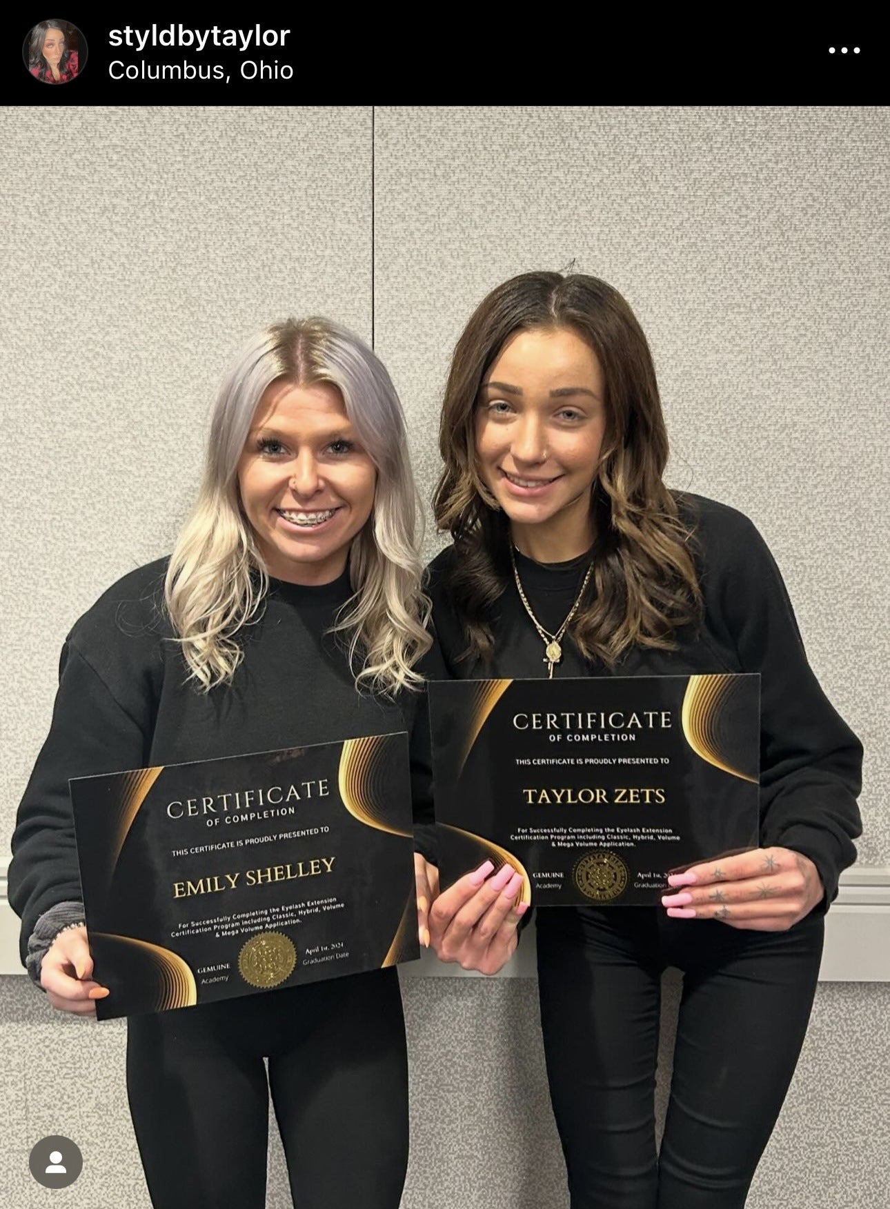 Physical Certificate