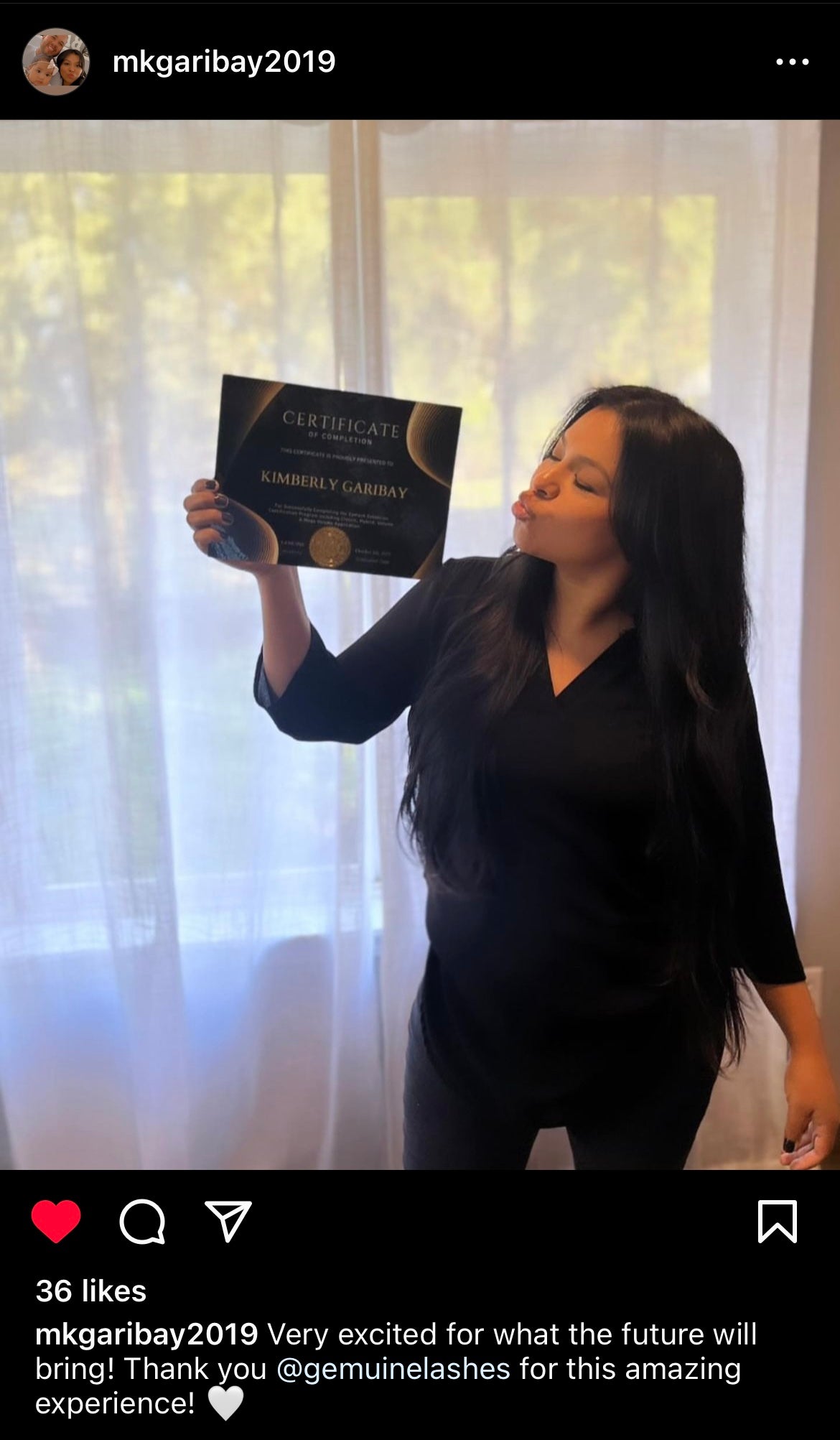 Physical Certificate